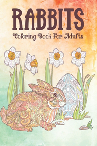 Rabbits Coloring Book For Adults