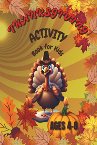 Healthy Thanksgiving activity book for kids