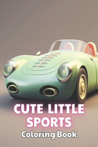 Cute Little Sports Car Coloring Book