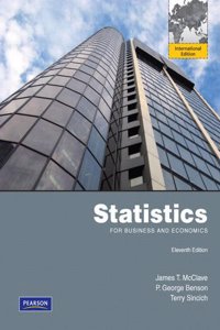 Statistics for Business and Economics: International Edition (French) Paperback â€“ 2 January 2010