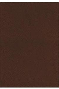 KJV, UltraSlim Reference Bible, Imitation Leather, Brown, Indexed, Red Letter Edition
