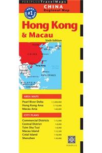 Hong Kong & Macau Travel Map Sixth Edition