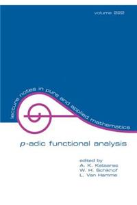 P-Adic Functional Analysis