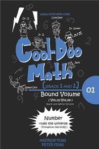 Cool-Doo Math - Grade 1&2 - Bound Vol.01 - Black & White Version
