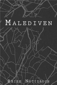 Malediven Reise Notizbuch