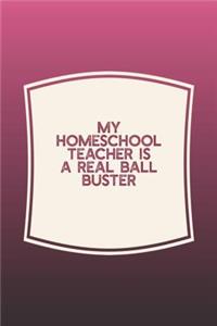 My Homeschool Teacher Is A Real Ball Buster