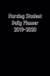 Nursing Student Daily Planner 2019-2020