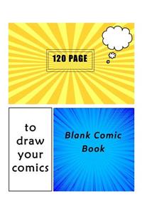Comic Blank Book to Draw Your Comics