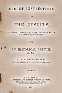 Secret Instructions Of The Jesuits