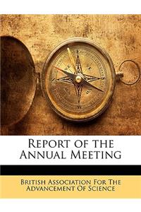 Report of the Annual Meeting