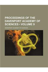 Proceedings of the Davenport Academy of Sciences (Volume 9)