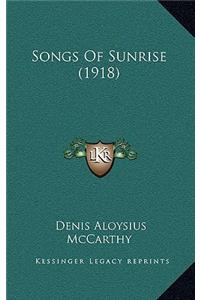 Songs of Sunrise (1918)