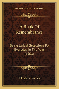 Book Of Remembrance