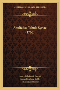 Abulfedae Tabula Syriae (1766)
