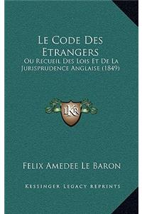 Le Code Des Etrangers