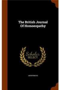 The British Journal Of Homoeopathy