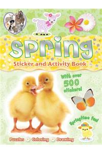 Spring Sticker and Activity Book