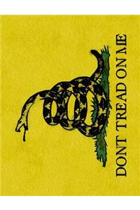 Journaling Notebook (Don't Tread On Me 8.5
