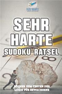 Sehr Harte Sudoku-Rätsel Bücher zum Testen der Logik für Erwachsene