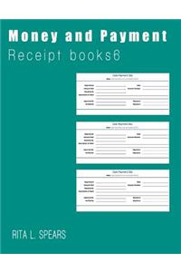 Money and Payments receipt: Organizer budget money handling Receipt Book6