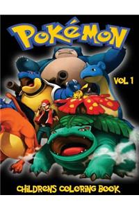 Pokemon Go Childrens Coloring Book Vol 1