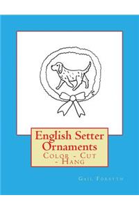 English Setter Ornaments