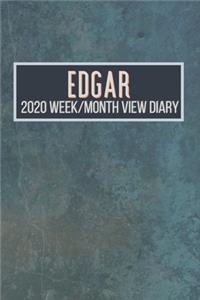 EDGAR 2020 Week/Month View Diary