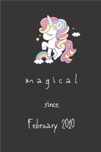 magical since February 2010 notebook