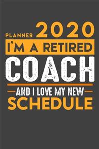 Planner 2020 for retired COACH
