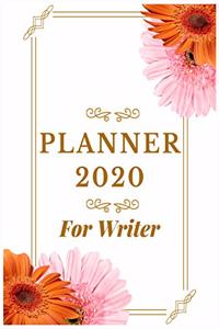 Planner 2020 for Writer