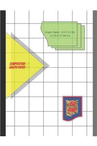 Graph Paper Notebook 8.5 x 11 IN, 21.59 x 27.94 cm