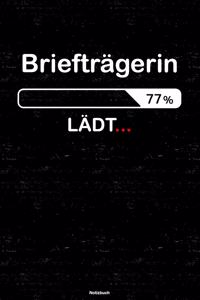 Briefträgerin Lädt... Notizbuch