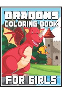 Dragons Coloring Book for Girls