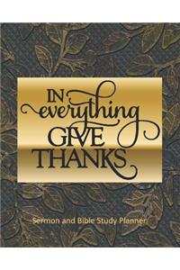 In Everything Give Thanks