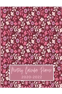 Monthly Calendar Planner 2020-2022