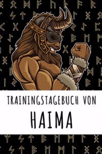 Trainingstagebuch von Haima