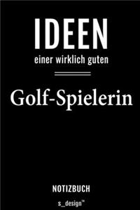 Notizbuch für Golf-Spieler / Golf-Spielerin