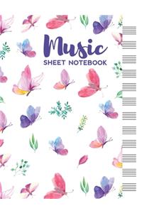 Music Sheet Notebook