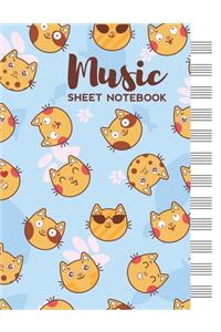 Music Sheet Notebook