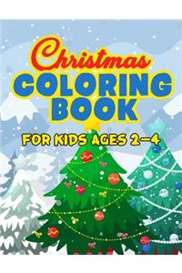 Christmas Coloring Book for Kids Ages 2-4