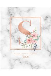 Weekly & Monthly Planner 2020 S