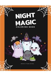 Night Magic Coloring Book