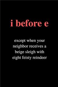 i before e