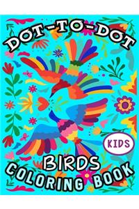 Dot-To-Dot Birds Coloring Book Kids