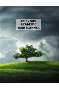 Stormy Weather Landscape Academic Year Planner 2018 - 2019