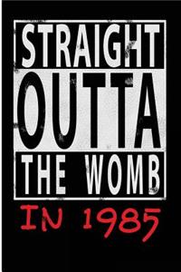 Straight Outta The Womb in 1985