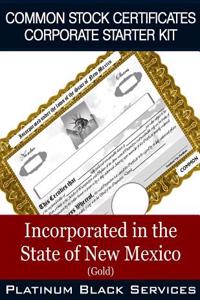 Common Stock Certificates Corporate Starter Kit