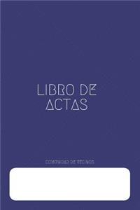 Libro de Actas Comunidad de Vecinos