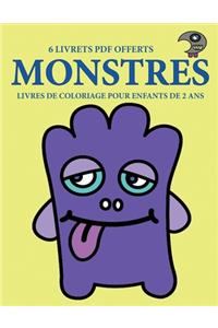 Livres de coloriage pour enfants de 2 ans (Monstres)