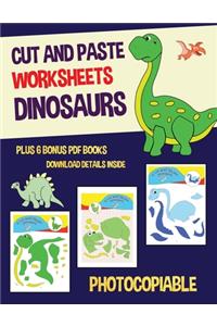Cut and Paste Worksheets - Dinosaurs